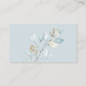 PixDezines Buchanforderung, Blush Gum Eucalyptus E Begleitkarte (Rückseite)