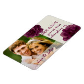 PixDezines burgundy calla rett date/DIY color Magnet (Linke Seite)