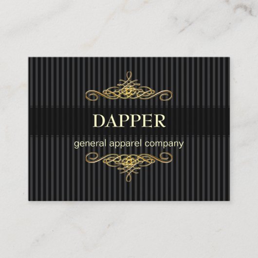 PixDezines Button mit eleganten Streifen+Rollen/Ta Visitenkarte (Vorderseite)