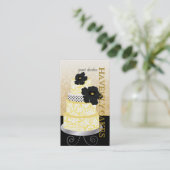 PixDezines Cake/Bäckerei/Pâtisserie Visitenkarte (Stehend Vorderseite)