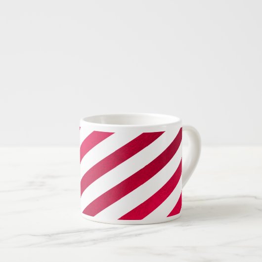PixDezines Candy Cane, einstellbares Muster Espressotasse (Vorderseite Rechts)