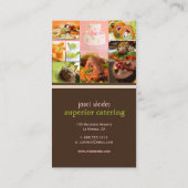 PixDezines-CATERING Visitenkarte (Rückseite)