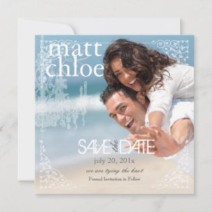 PixDezines Chadelier+Filigree/rett-Datum Save The Date