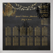 PixDezines chalkboard/chadeliers/Sitzplakette Poster (Vorne)