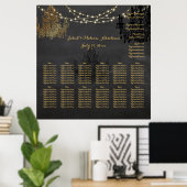 PixDezines chalkboard/chadeliers/Sitzplakette Poster (Heimbüro)