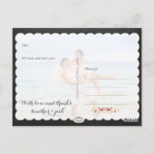 PixDezines chalkboard/Hochzeitsfeier Foto vielen D Postkarte (Rückseite)