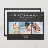 PixDezines chalkboard/Hochzeitsfeier Foto vielen D Postkarte (Vorne/Hinten)