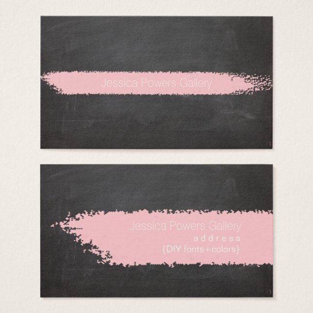 PixDezines Chalkboard, rosa Chalk (Vorne & Hinten)