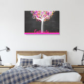 PixDezines Chalkboard Tree of Life Sign in Board Leinwanddruck (Insitu (Schlafzimmer))