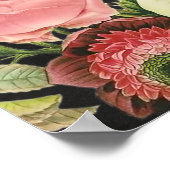 PixDezines chalkboard/Vintage Rose/Hochzeit Poster (Ecke)