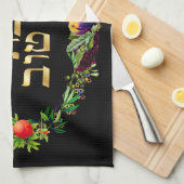 PixDezines Challah Cover/Shabbat Dinner Geschirrtuch (Viertel Falte)