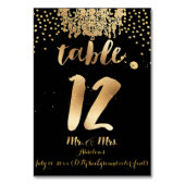 PixDezines Chandelier/Imitats Gold/Tabelle 12 Tischnummer (Rückseite)