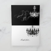 PixDezines Chandelier/Thank You/DIY text Dankeskarte (Innenseite)