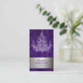 PixDezines Chandeliers/DIY-Hintergrund Visitenkarte (Stehend Vorderseite)