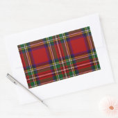PixDezines clan stewart tartan Rechteckiger Aufkleber (Umschlag)