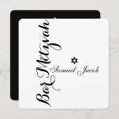 PixDezines Classic Bar Mitzvah/DIY Einladung (Vorne/Hinten)