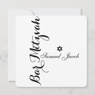 PixDezines Classic Bar Mitzvah/DIY Einladung