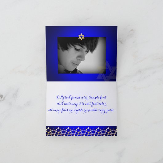 PixDezines Classic mitzvah Danke / DIYcolor! (Innenseite)