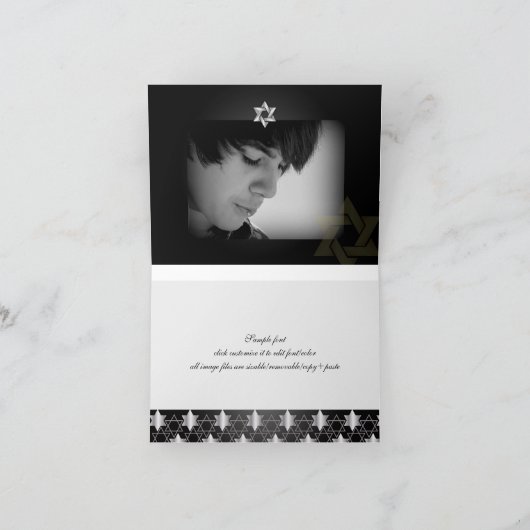 PixDezines Classic mitzvah Danke / DIYcolor! (Innenseite)