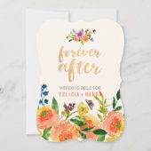 PixDezines Coral Ranunculus/DIY Hintergrund Einladung (Vorderseite)