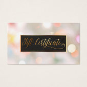 PixDezines Cotton Candy Bokeh Gift Cards (Vorderseite)