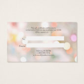 PixDezines Cotton Candy Bokeh Gift Cards (Rückseite)