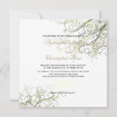 PixDezines CREAM SWILRS/DIY Hintergrund Einladung (Rückseite)