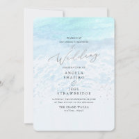 PixDezines Crystal Blue Shoreline, Beach Wedding