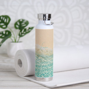 PixDezines Crystal Clear Shoreline Strand Trinkflasche