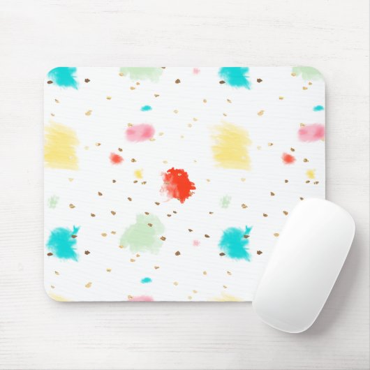PixDezines Cupcake Sprinkles/Imitat Gold Mousepad (Mit Mouse)