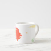 PixDezines Cupcake Sprinkles/Imitats Gold Espressotasse (Vorderseite Rechts)