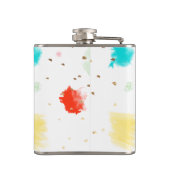 PixDezines Cupcake Sprinkles/Imitats Gold Flachmann (Rückseite)