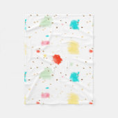 PixDezines Cupcake Sprinkles/Imitats Gold Fleecedecke (Vorderseite)