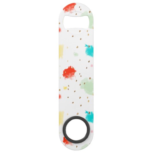 PixDezines Cupcake Sprinkles/Imitats Gold Speedflaschenöffner (Rückseite)