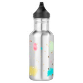 PixDezines Cupcake Sprinkles/Imitats Gold Trinkflasche (Rechts)