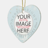 PixDezines Custom Foto Ornament/DIY Farben Keramikornament (Links)
