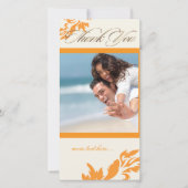 PixDezines Damask 12/Vielen Dank Dankeskarte (Vorderseite)