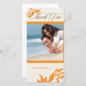 PixDezines Damask 12/Vielen Dank Dankeskarte (Vorne/Hinten)