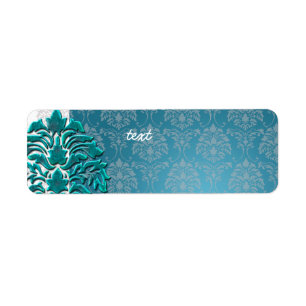 PixDezines Damask 1, aquamarin