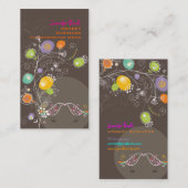 PixDezines dandelions+liebt Vögel/Degenfarbe in de Visitenkarte (Vorne/Hinten)