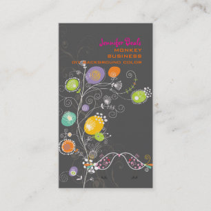 PixDezines dandelions+liebt Vögel in Indien Visitenkarte