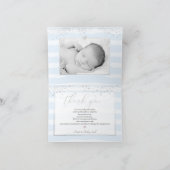 PixDezines DANK YOU from Baby Boy Dankeskarte (Innenseite)