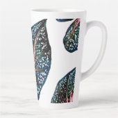 PixDezines Dark Forest Green Caladium Milchtasse (Rechts)