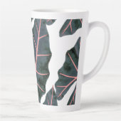 PixDezines Dark Forest Green Caladium Milchtasse (Rechts)