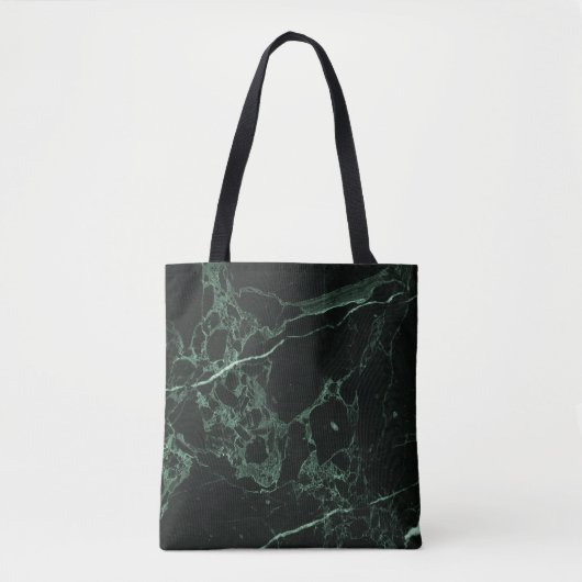 PixDezines DARK GREEN MARBLE Tasche (Vorderseite)