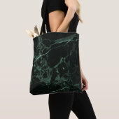 PixDezines DARK GREEN MARBLE Tasche (Von Nahem)