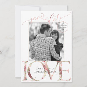 PixDezines Datum speichern/Botanica Liebe Save The Date