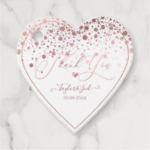 PixDezines Dazzled Faux-Roségold-Konfetti + Herz
