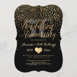 PixDezines Dazzled Gold/50. Hochzeitstag Einladung
