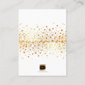 PixDezines Dazzled Imitats Gold/Place/Escort Cards Platzkarte (Rückseite)